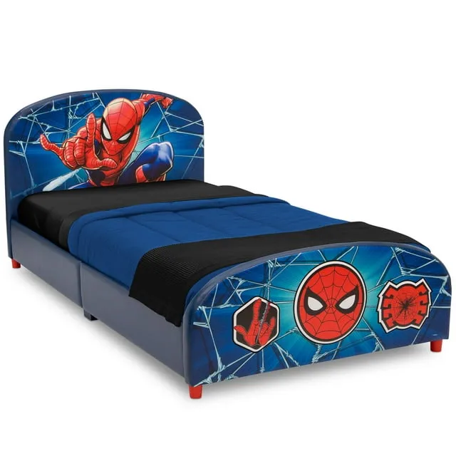 Delta Children Marvel Spider-Man Upholstered Twin Bed