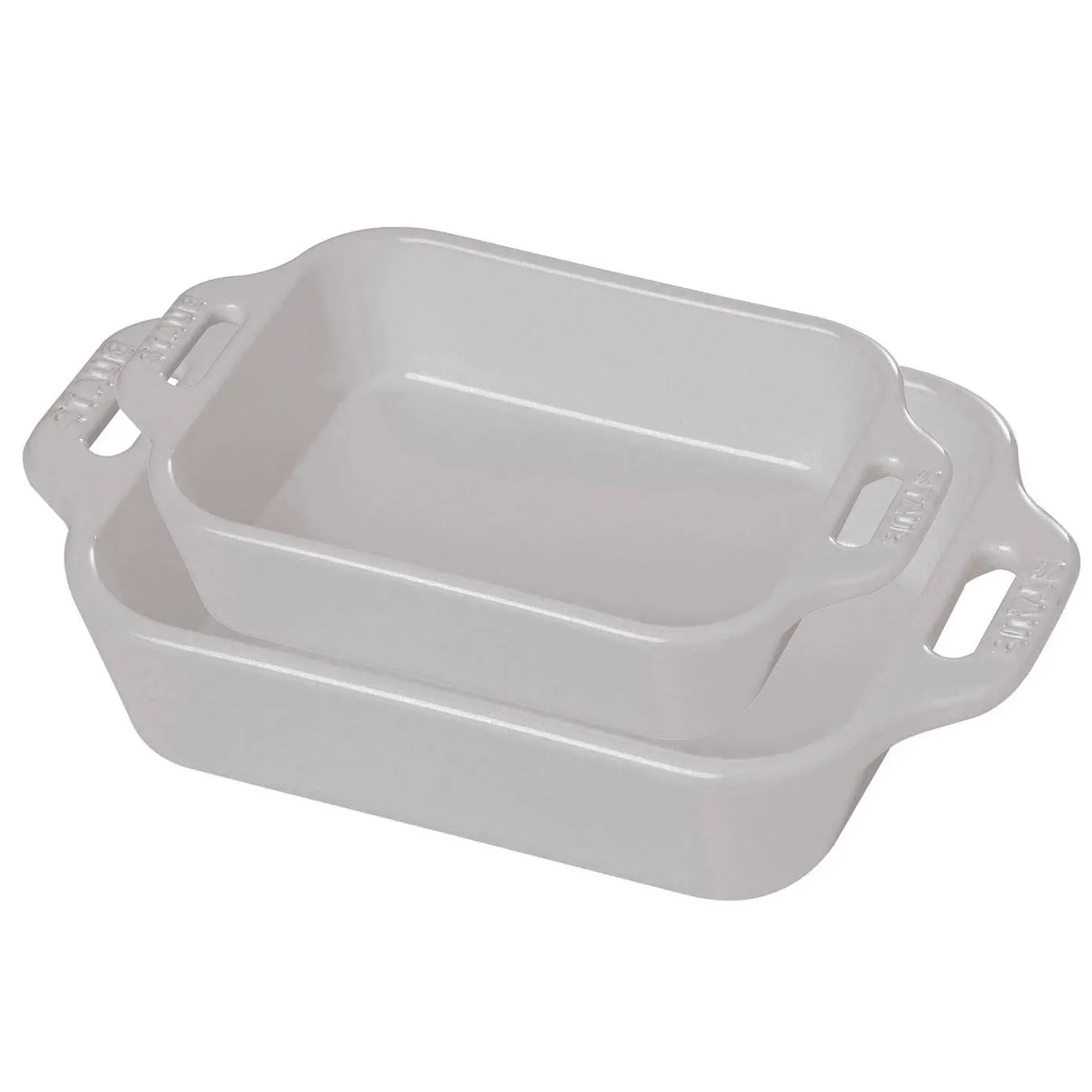 Staub Ceramic Rectangular Baking Dish 2-Piece Set