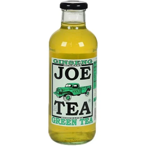 Joe Tea, Ginseng Green Tea, 20oz (Pack of 12)