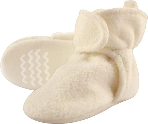 Hudson Baby Unisex-Child Cozy Fleece Booties Winter Accessory Set