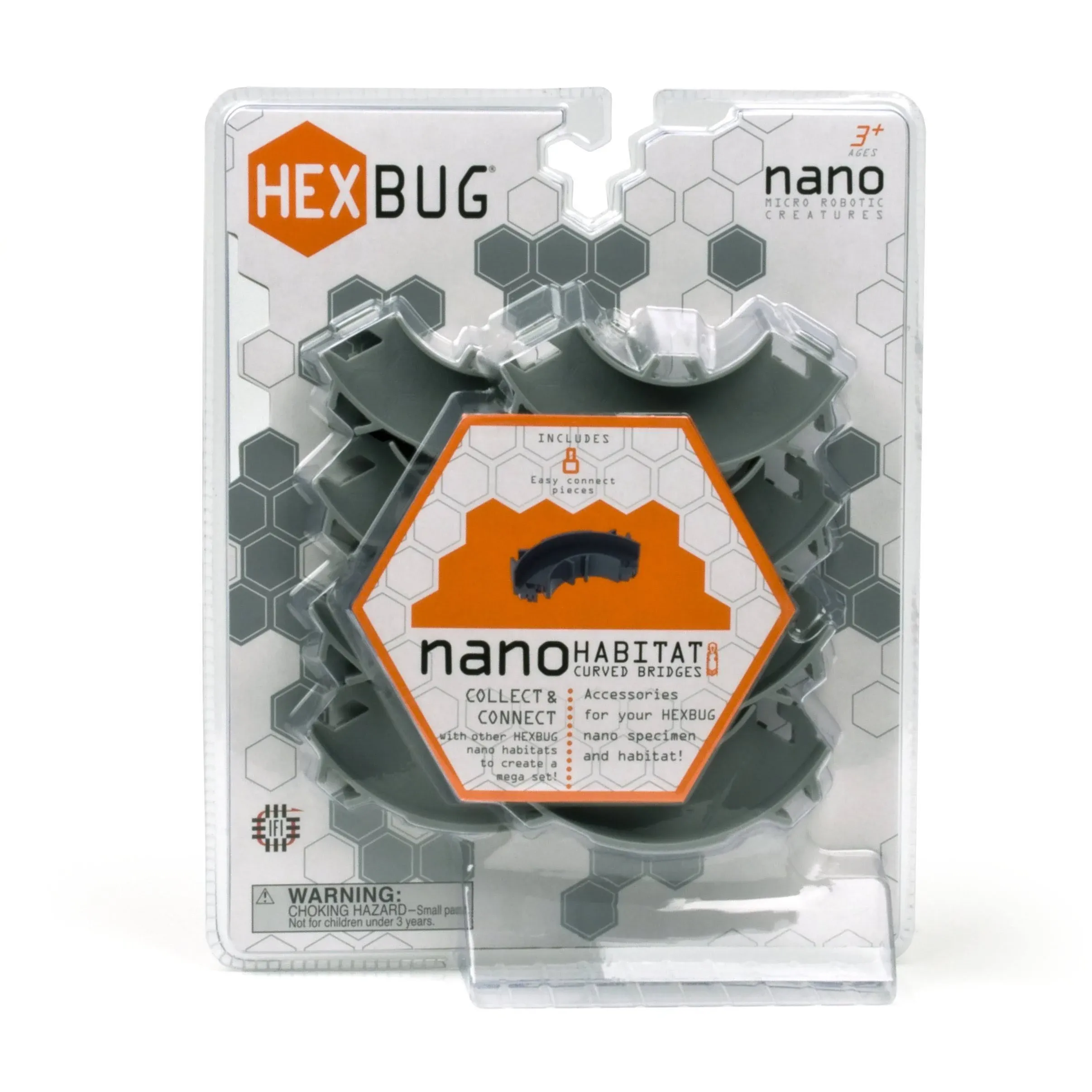 Hexbug Nano Habitat Curved Bridges for Hexbug 6 Pieces 477-1448. Brand New