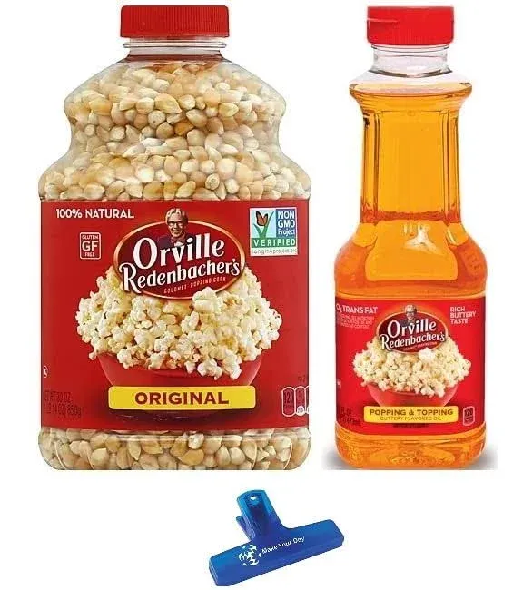 Orville Redenbacher&#039;S Gourmet Popping Corn, Original Pop Corn and Popping &amp; Topp