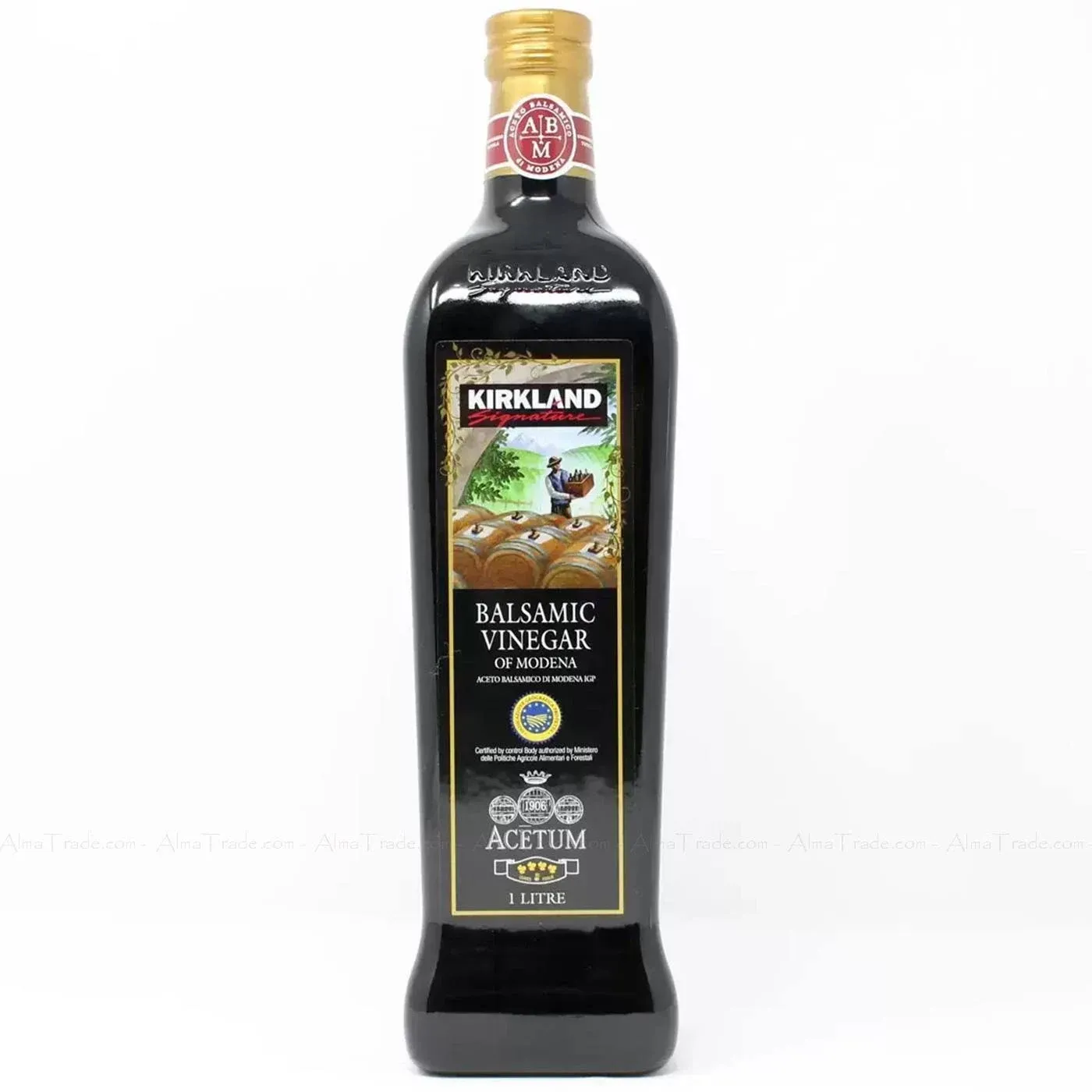 Kirkland Signature 4Leaf Balsamic Vinegar of Modena Dressing Bottle Pack 1 Litre