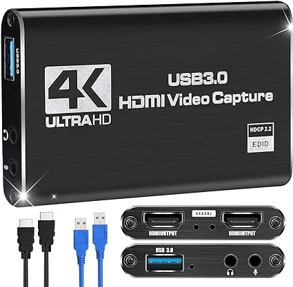 Capture Card, HDMI Video Capture Card, Switch Capture Card, HDMI to USB Game ...