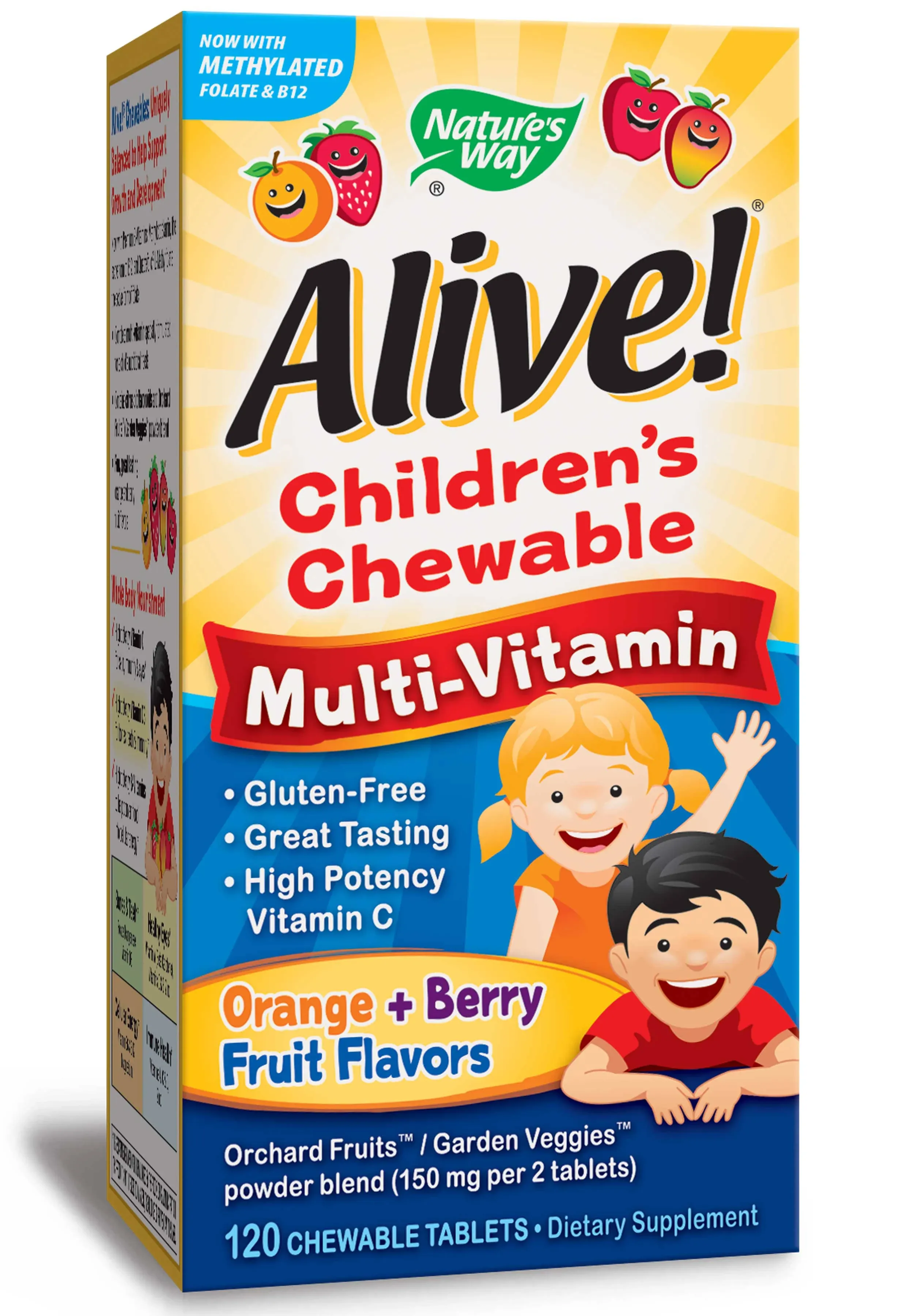 Nature's Way Alive! Children's Multi-Vitamin Chewable 120 Chews