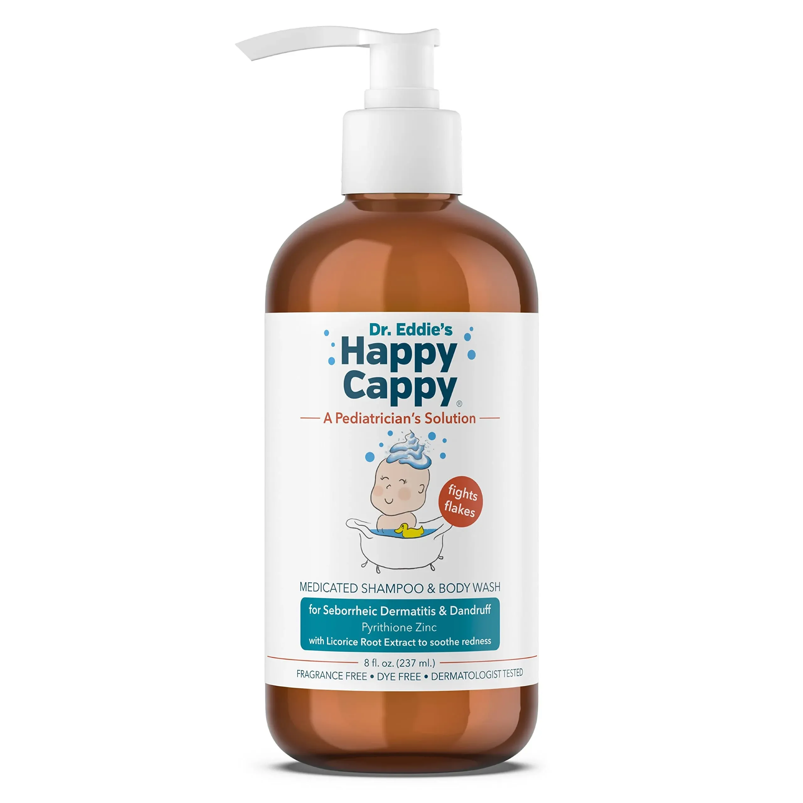 New Lot Of 2 Dr. Eddie’s Happy Cappy Medicated Shampoo And Bodywash for Children