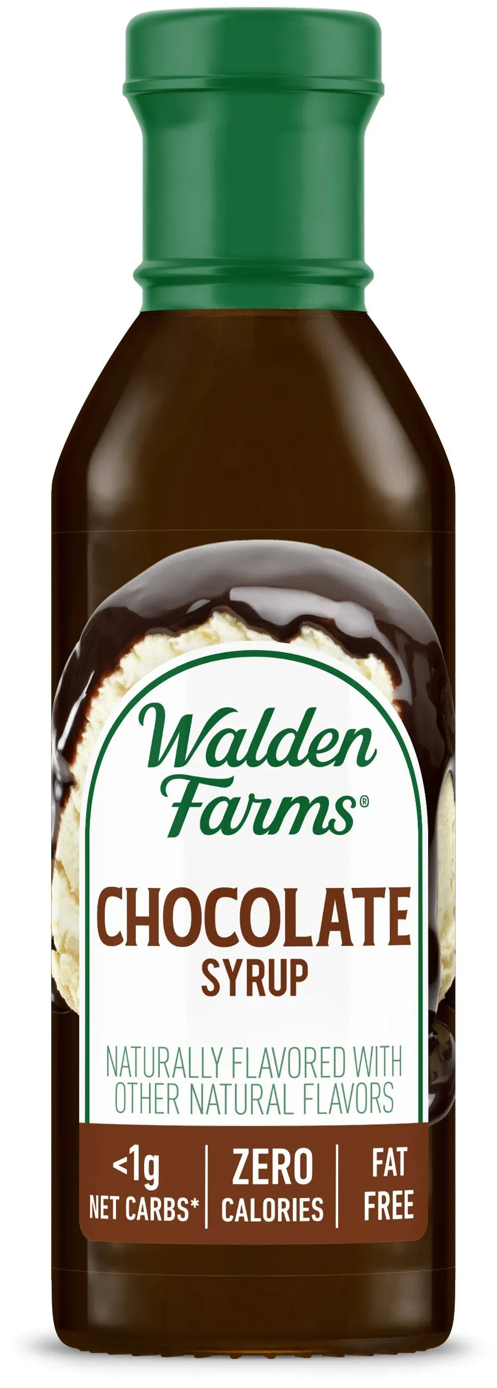 Walden Farms Chocolate Syrup, 12 oz., 0g Net Carbs Keto Friendly, Non-Dairy, No Gluten, Sugar Free, Sweet and Delicious Flavor for Pancakes, Waffles, French Toast