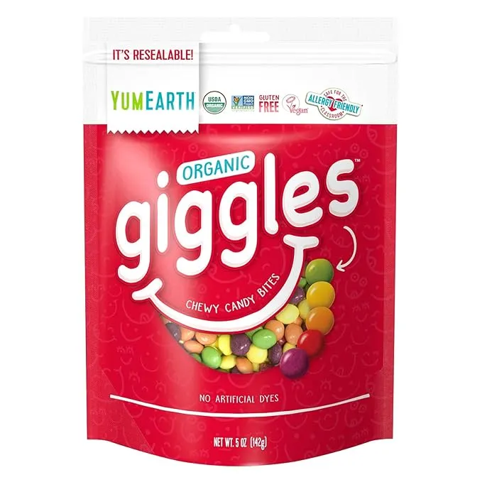 Yumearth Organic Giggles Chewy Candy Bites - 5 oz