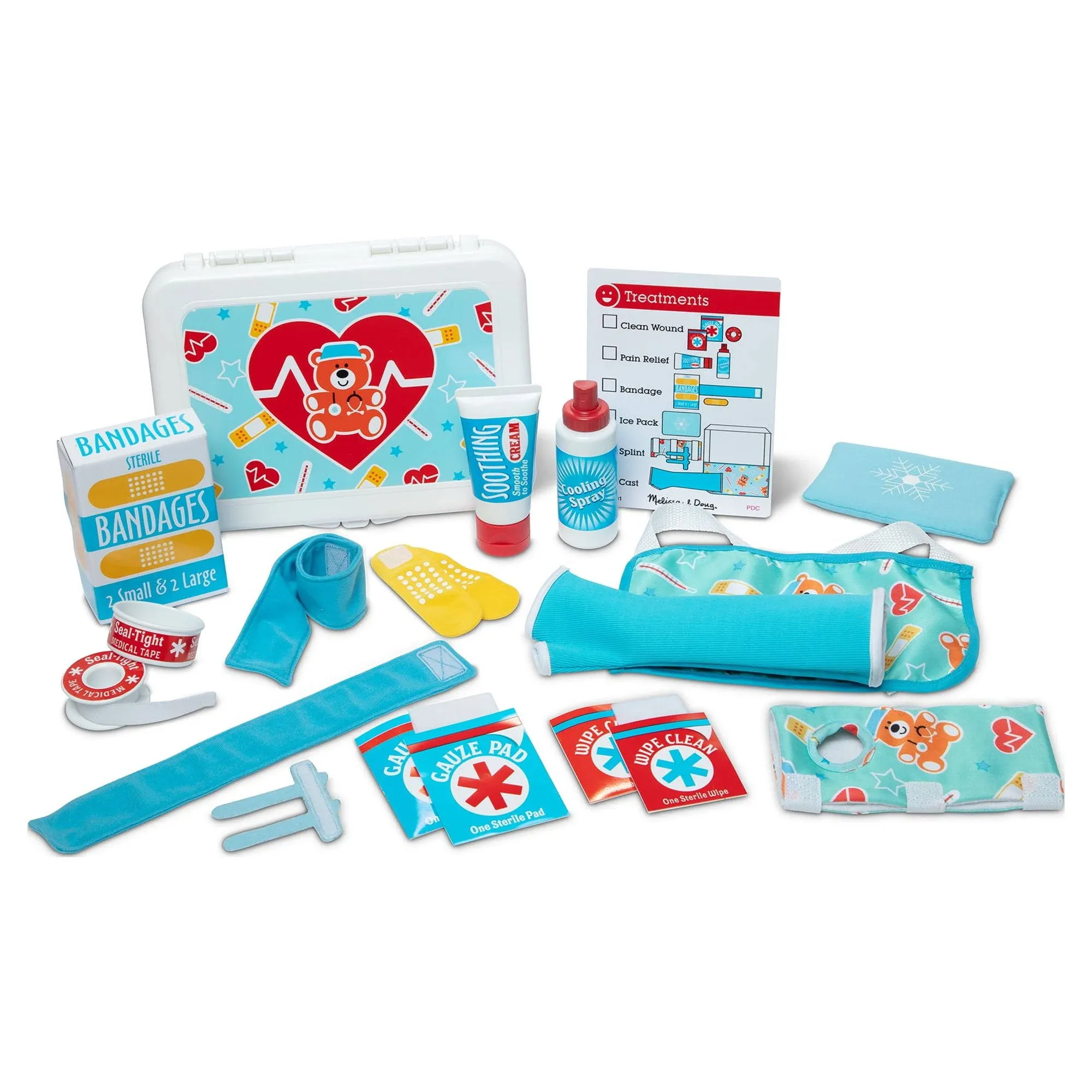 Melissa & Doug - Get Well First Aid Kit Play Set