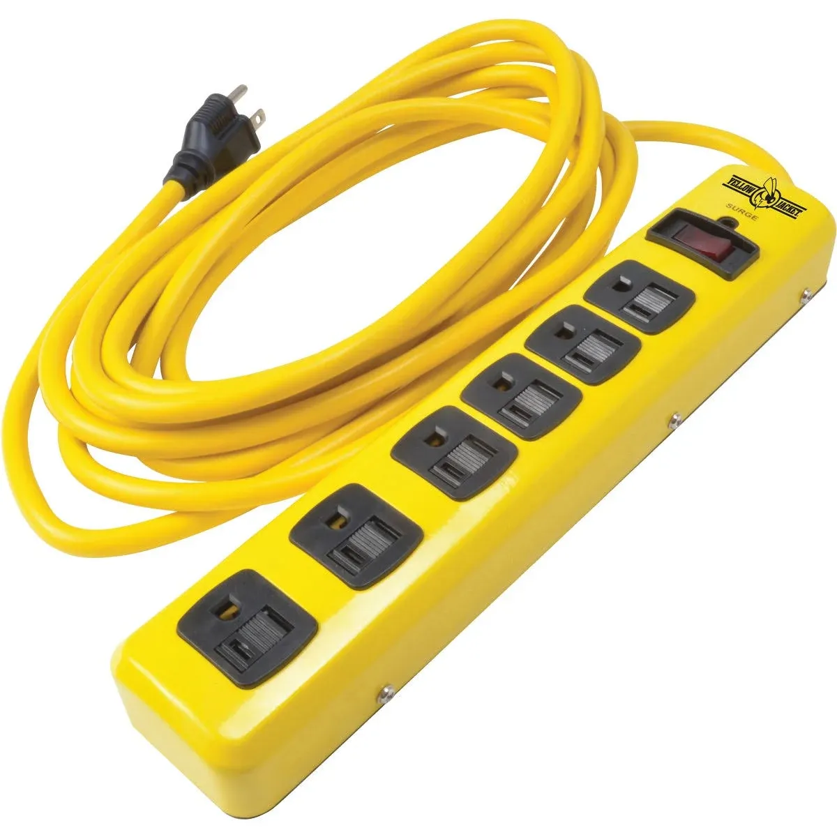 Yellow Jacket 5138N 5138 Metal Surge Protector Strip with 6 Outlets and 15 Foot