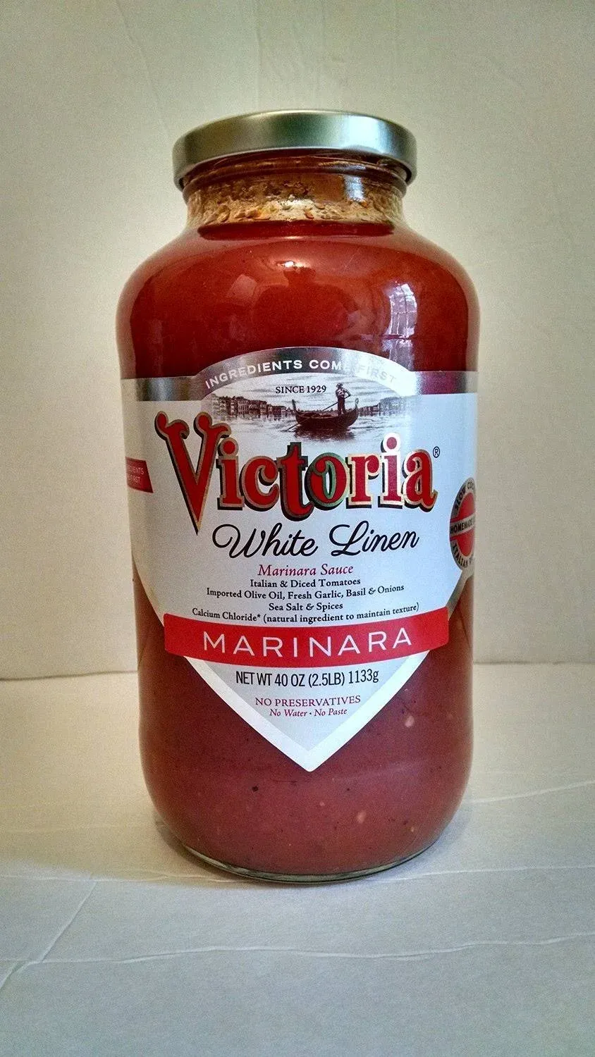 Victoria White Linen Collection Marinara Sauce - 2 count, 40 oz jars