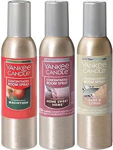 Yankee Candle Concentrated Room Sprays: Macintosh, Home Sweet Home, Sage