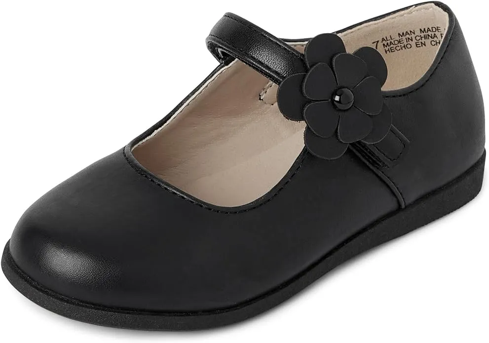 The Children's Place Toddler Girls Flower Comfort Mary-Jane