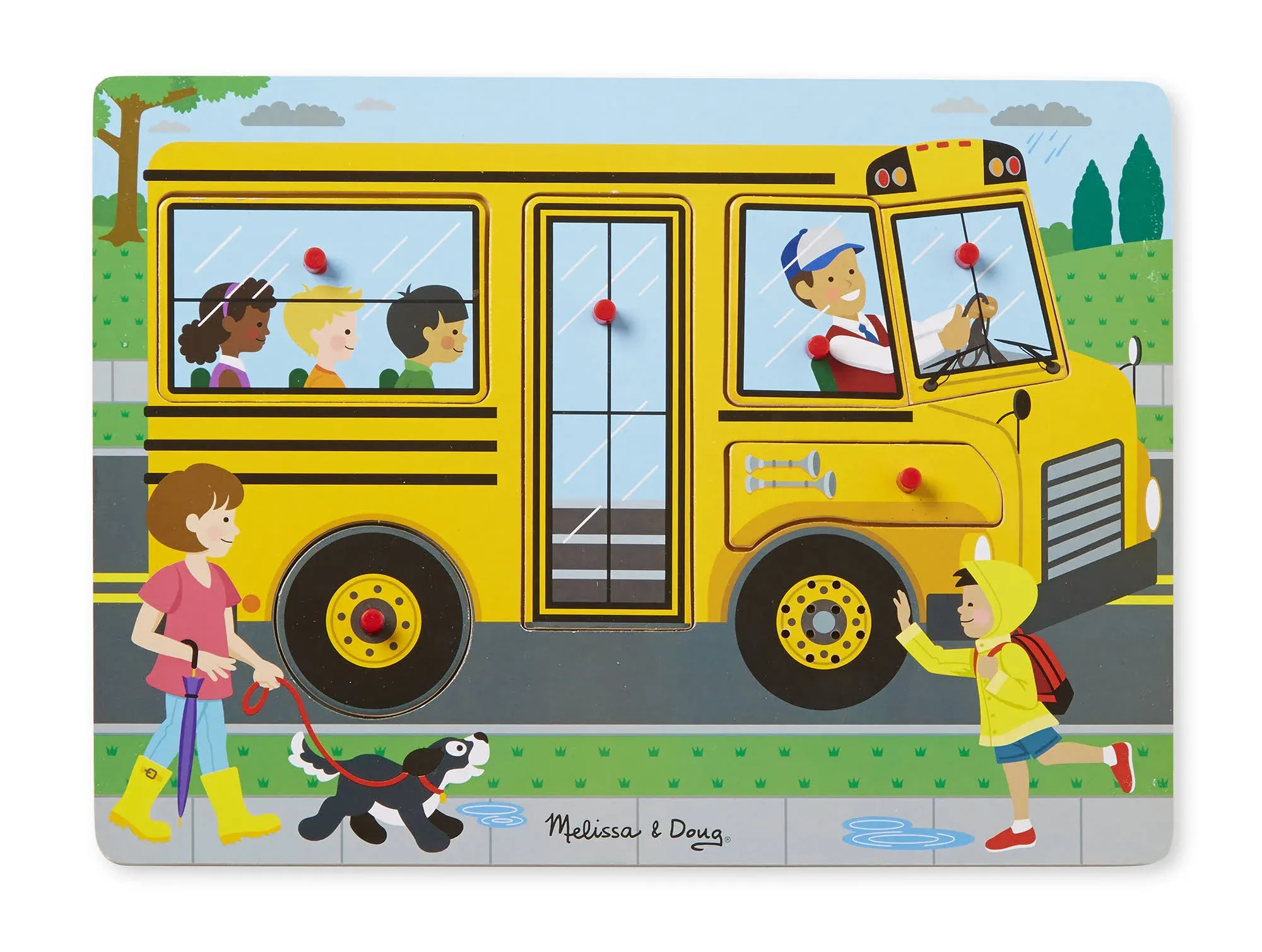 Melissa & Doug The Wheels On The Bus Sound Puzzle