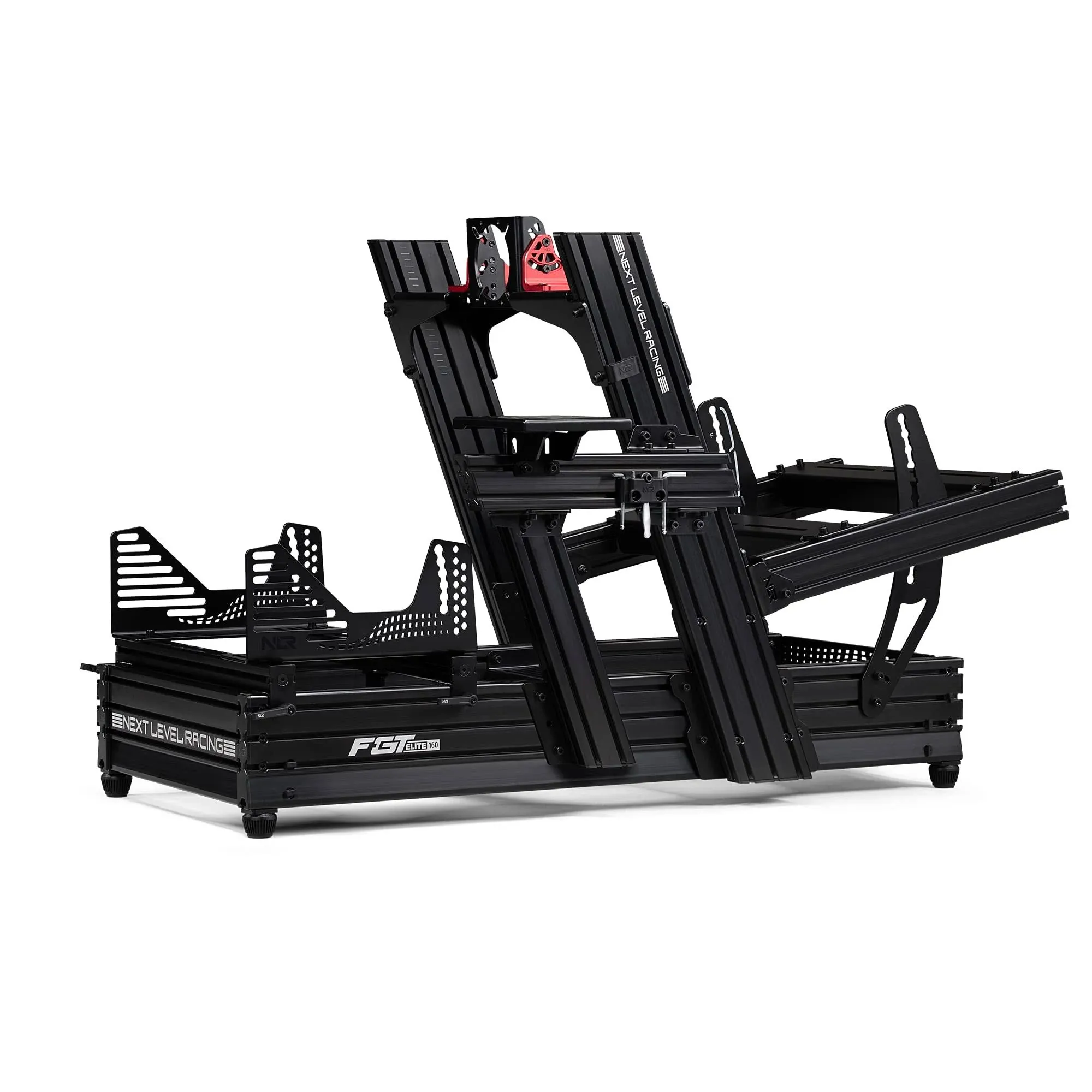 NEXT LEVEL RACING® ELITE 160 FRONT & SIDE MOUNT EDITION -BLACK EDITION - NLR-E026