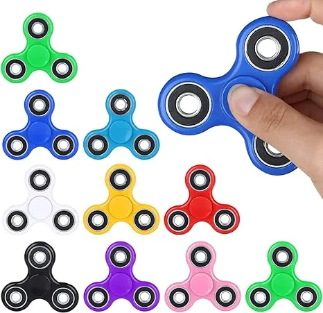 SCIONE Fidget Spinners, 25 Pack Birthday Party Gifts for Adults and Kids, Prize for Classroom, Halloween Party Favors for Kids, Stress Anxiety ADHD Relief Fidgets Toy, Finger Hand Spinner Toys