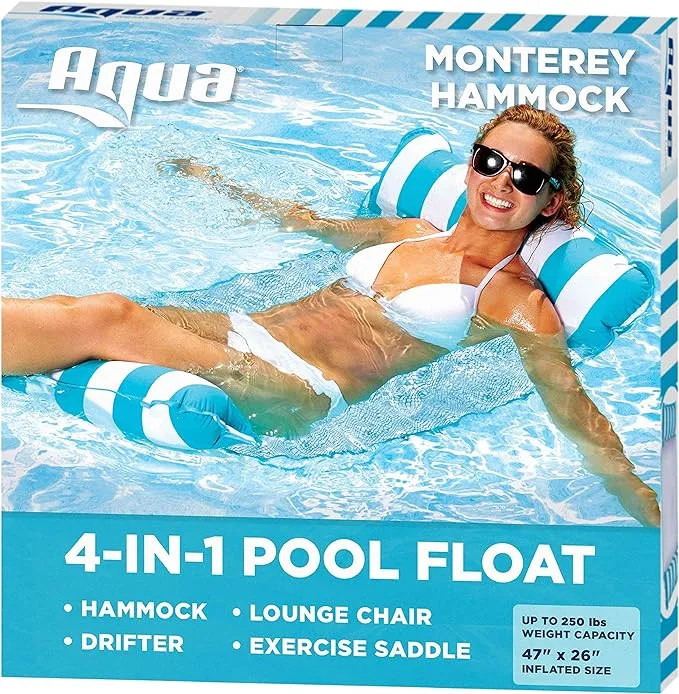 Aqua Leisure 4-in-1 Monterey Hammock Pool Float