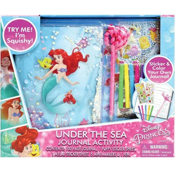 Disney Princess - Under The Sea Journal Activity Set