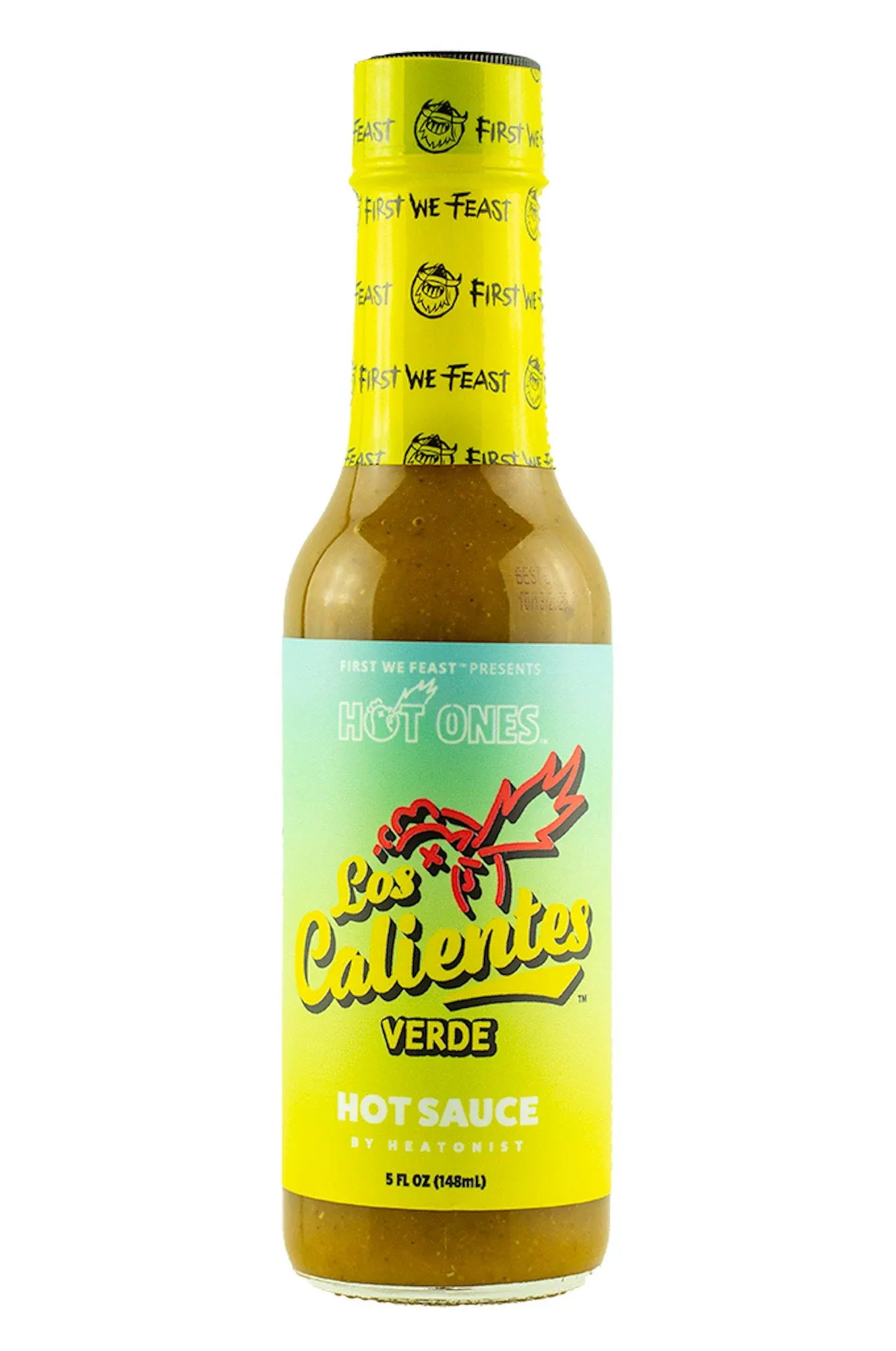 Heatonist Hot Ones Los Calientes Verde Hot Sauce by World Market