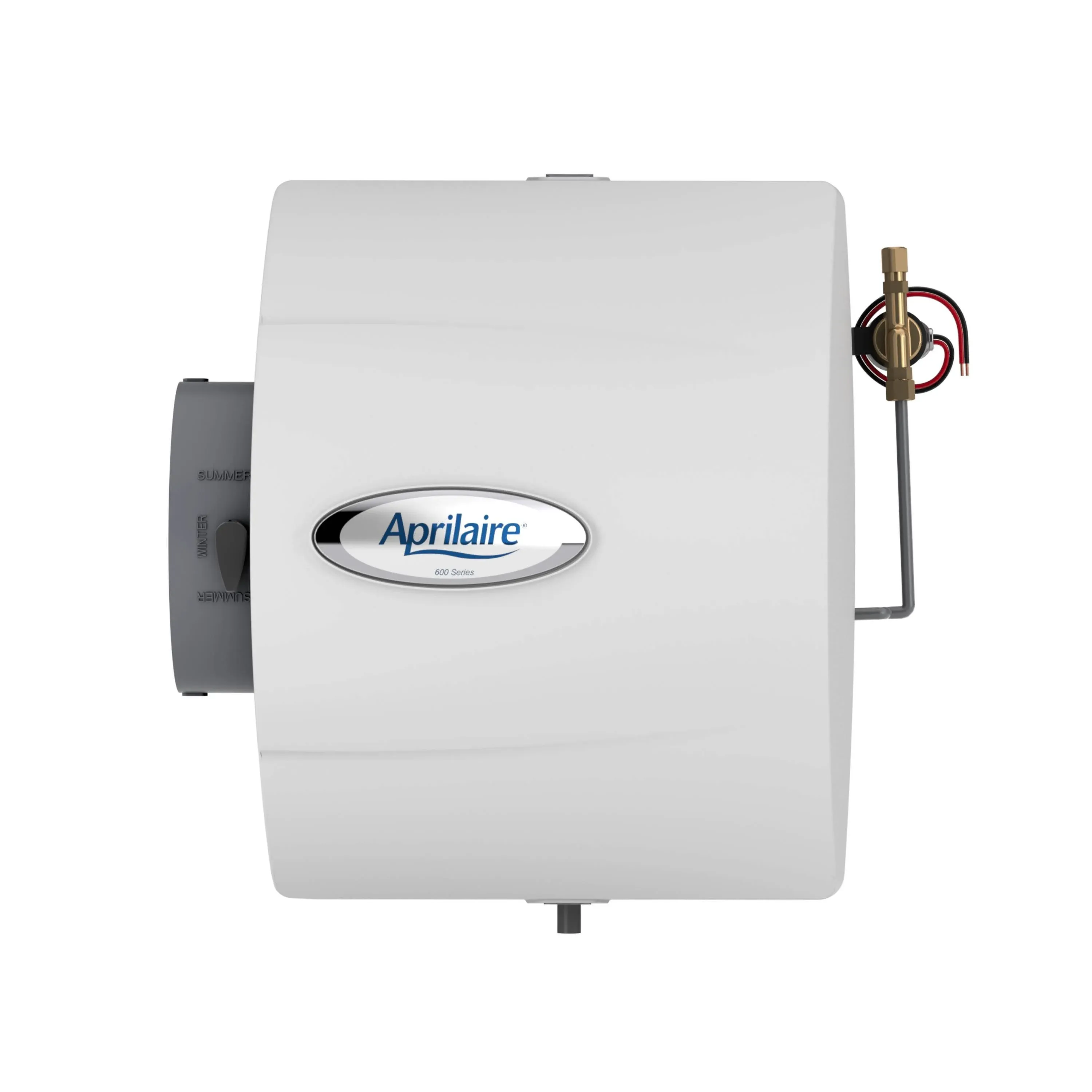 Aprilaire 600 17-Gal. Whole-House Large Bypass Evaporative Humidifier with Automatic Digital Control for Up to 5,000 Sq. ft. + Aprilaire Model 5844