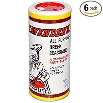 Cavender's All Purpose Greek Seasoning - 8 oz (pack of 6)Cavender's All Purpose Greek Seasoning - 8 oz (pack of 6)