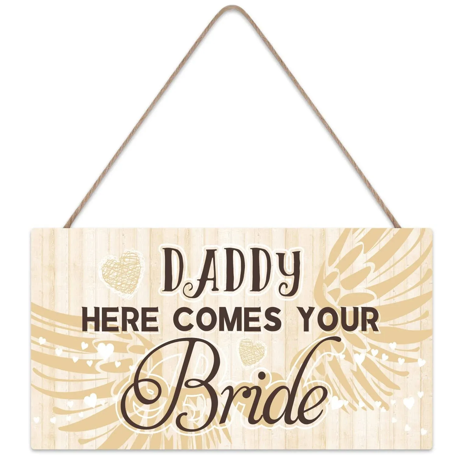 Here Comes Your Bride Sign For Wedding Daddy Here Comes Mommy Wedding Sign Ring 