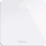 iHome Digital Scale Step-On Bathroom Scale