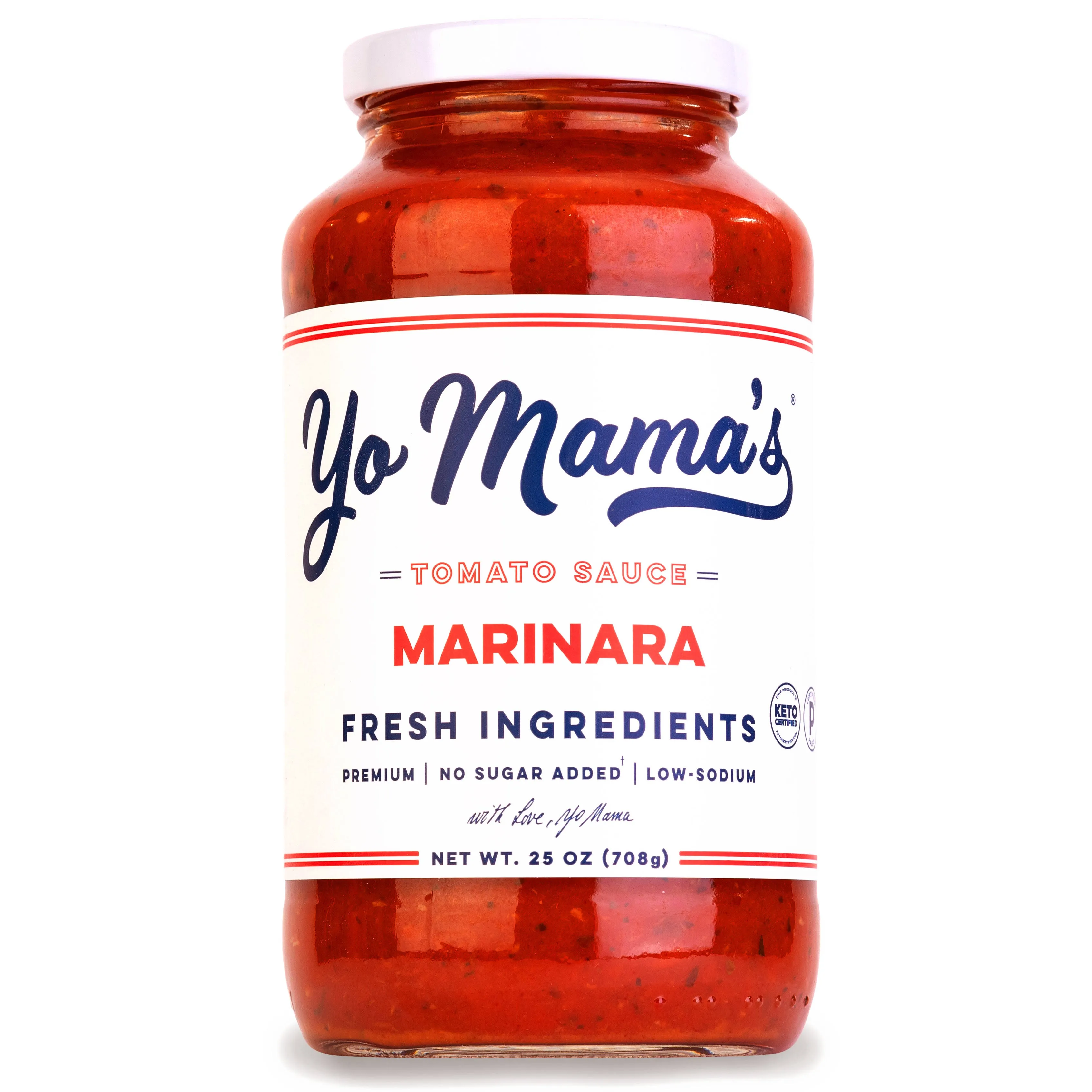 Yo Mama’s Keto Friendly Marinara Pasta Sauce