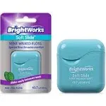 Brightworks Soft Slide Dental Floss, for Tight Spaces and Extra Comfort