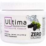 Ultima Replenisher Electrolyte Powder, Grape (3.6 oz)