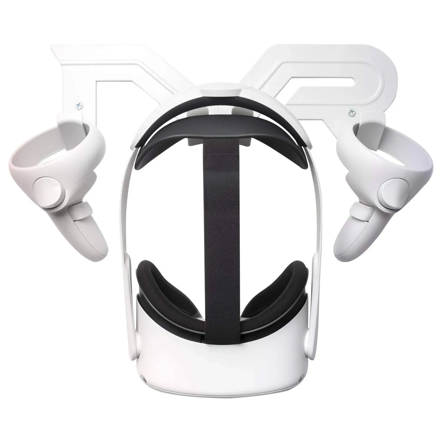 CNBEYOUNG VR Headset Wall Mount Storage Stand Hook Compatible with Quest 2 Pro ...