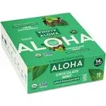 ALOHA Plant Based Protein Bars, Chocolate Mint, 14g Protein (Pack of 12) NEW,USA