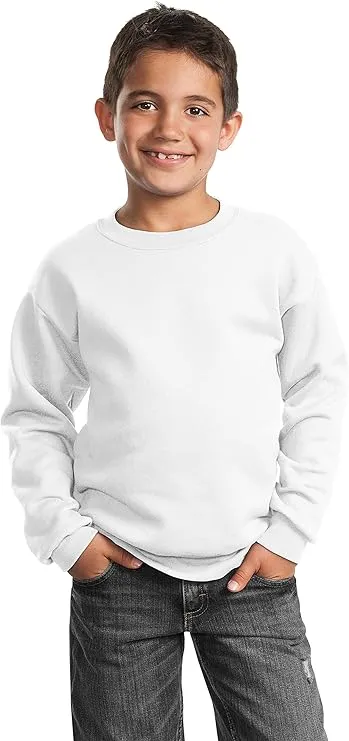 Port & Company Youth Core Fleece Crewneck Sweatshirt