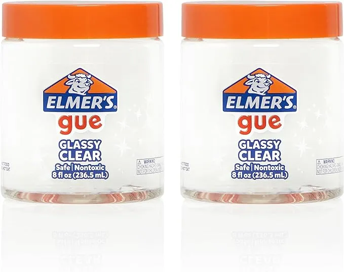 Elmer's Gue Premade Slime, Glassy Clear Slime, Great for Mixing in Add-ins, 1 Count