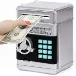 High-Capacity Money Saving Box - Durable Kids Piggy Bank with Automatic Scroll