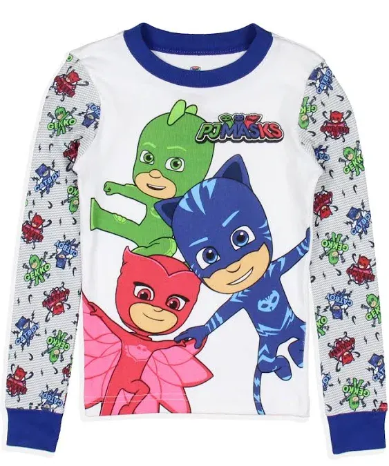 PJ Masks Toddler Boys' Gekko Catboy Owlette Pajama Set