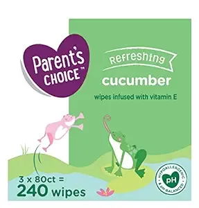 Baby Wipes Cucumber Scent 240 Count