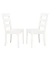 Silio Ladder Back Dining Chair In White