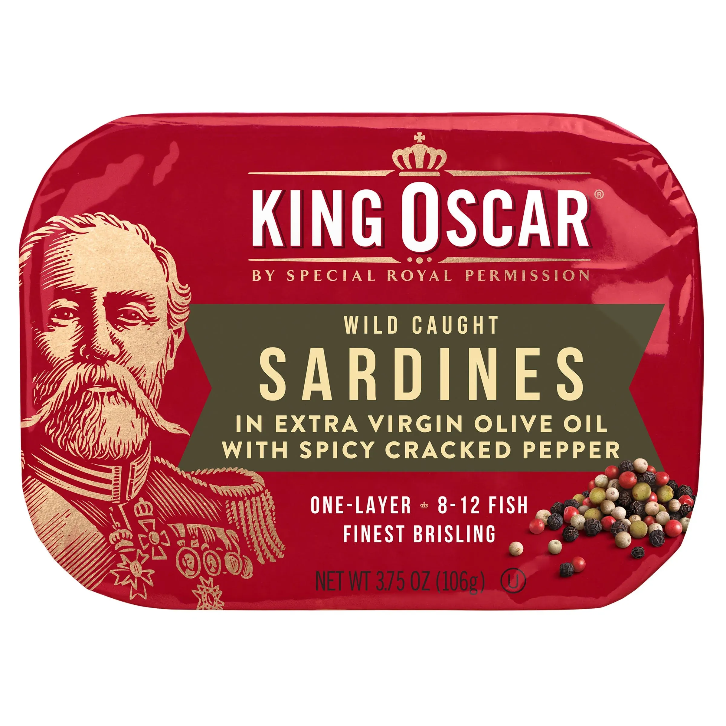 King Oscar Wild Caught Sardines in Extra Virgin Olive Oil