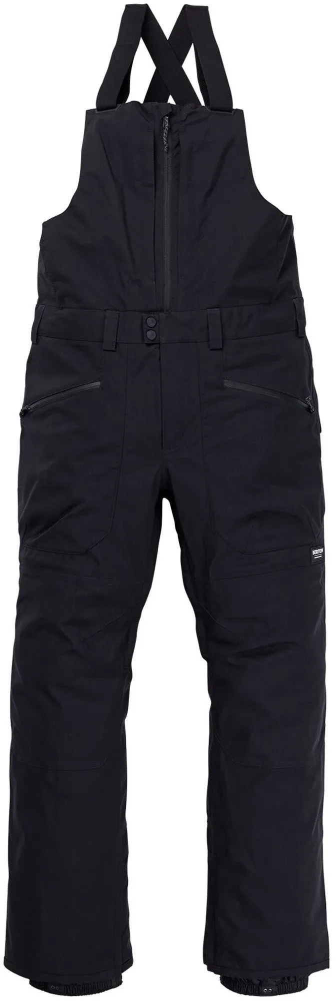 Burton Men's Reserve Bib Snow Pants - True Black - Small -