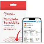 Check My Body Health | Complete Food Sensitivity Test | Check for 970 Different Intolerances | Easy to Use Home Hair Strand Testing Kit & Intolerance Screening for Adults | Results in 5 Days