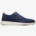 Cole Haan Men's 2.Zerogrand Stitchlite Oxford Shoes - Marine Blue/Vapor Grey - Size 9.5