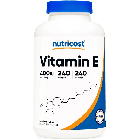 Nutricost Vitamin E 400 IU, 240 Softgel Capsules