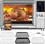 Nuwave Bravo XL Air Fryer Toaster Smart Oven 12-in-1 Countertop Grill Combo