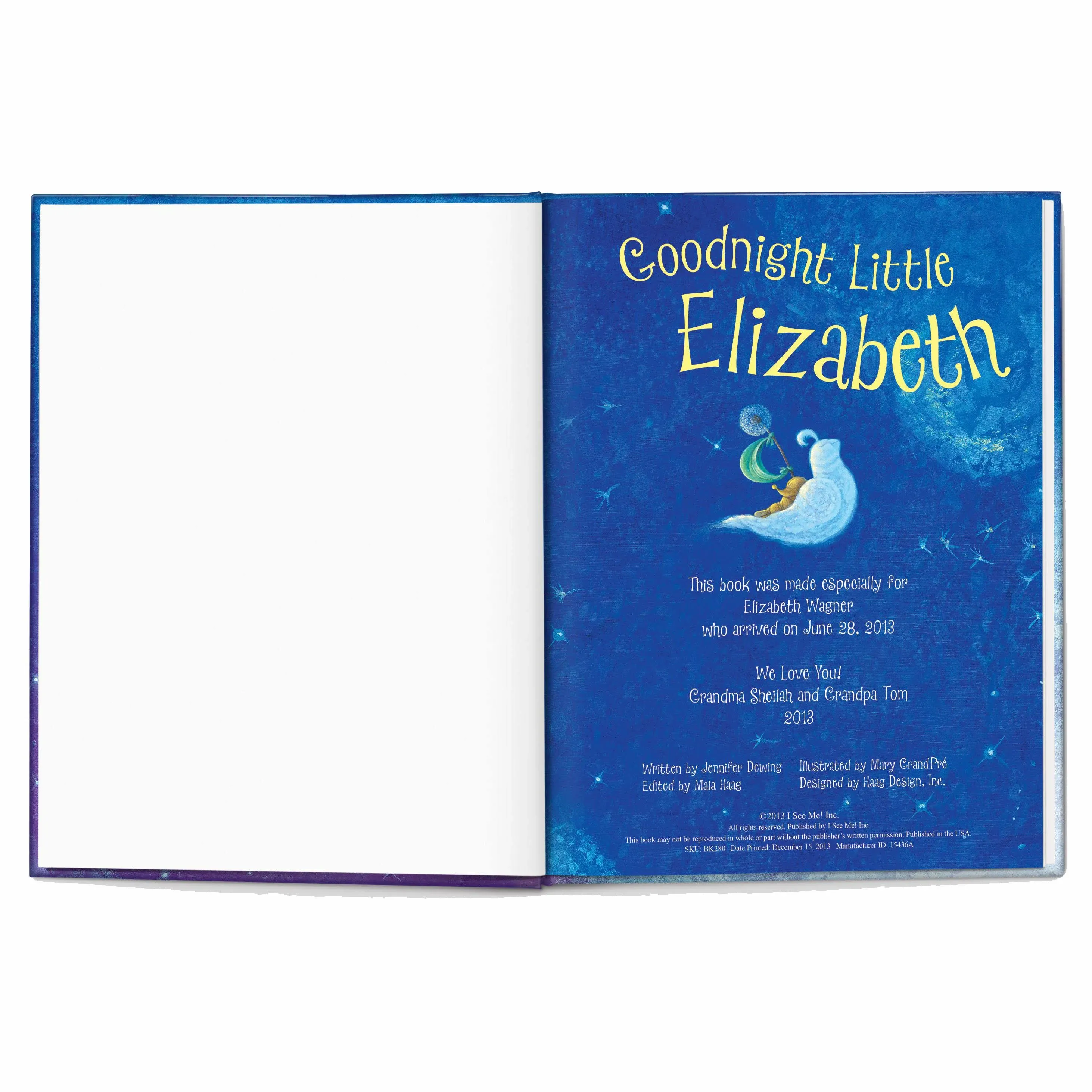 Goodnight Little Me Personalised Book