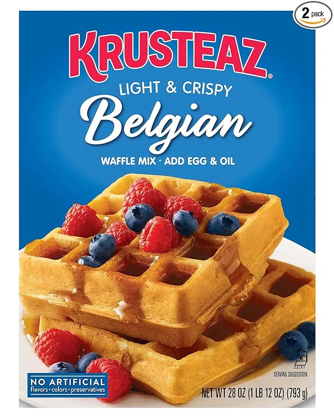 Krusteaz Light & Crispy Belgian Waffle Mix