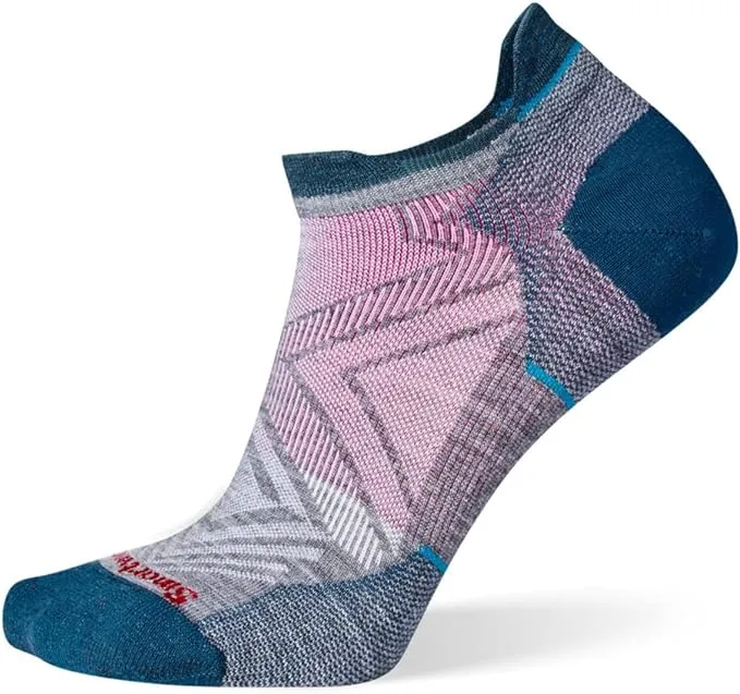 Smartwool Run Zero Cushion Low Ankle Socks Medium Gray Women's