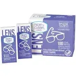 Nice N CLEAN SmudgeGuard Eyeglass Cleaner, Lens Wipes (100)