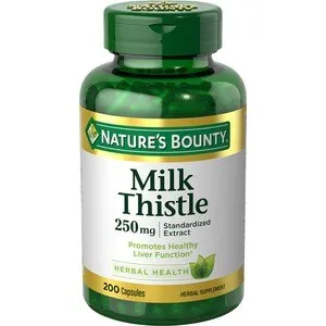 Nature's Bounty Milk Thistle Capsules