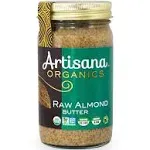 Artisana Organics Raw Almond Butter, 14oz | No Sugar Added, No Palm Oil, Vegan, Paleo and Keto Friendly, Non GMO